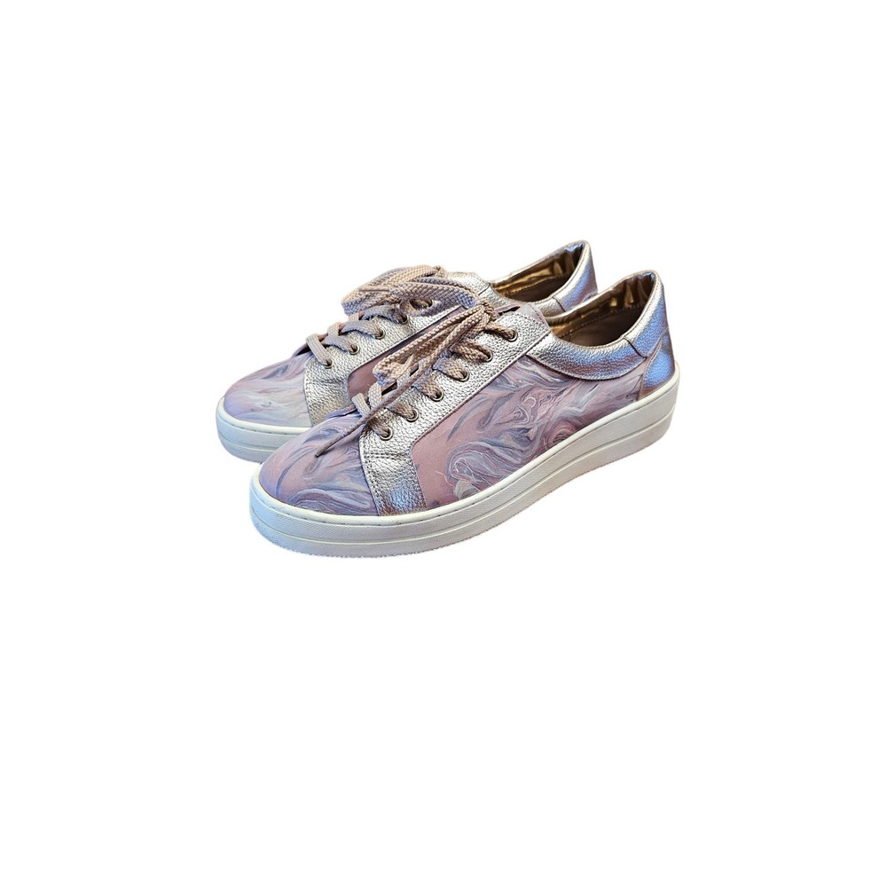 Steven by Steve Madden marbled metallic shoes size 11 NEW